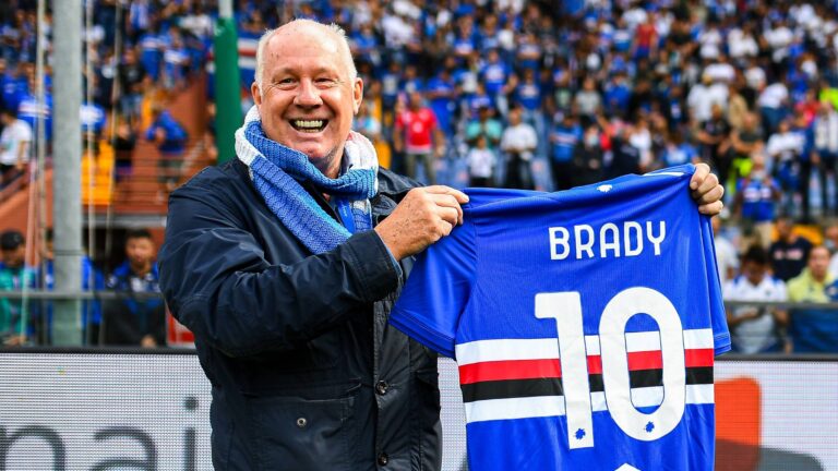 Liam Brady Irish international who played in Italy for Sampdoria