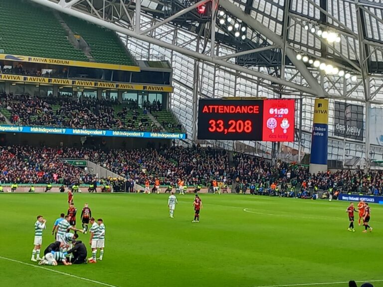 A Day out in Dublin: Bohs vs Shamrock Rovers At the Aviva