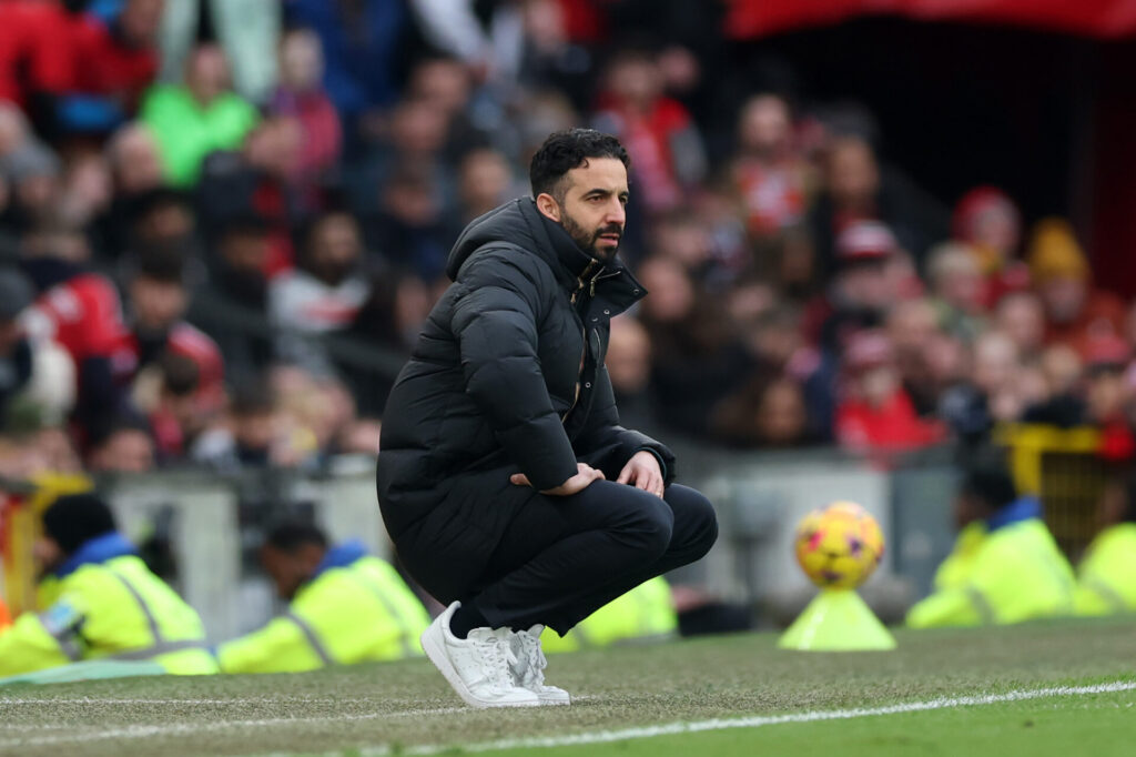 Manchester United manager Ruben Amorim