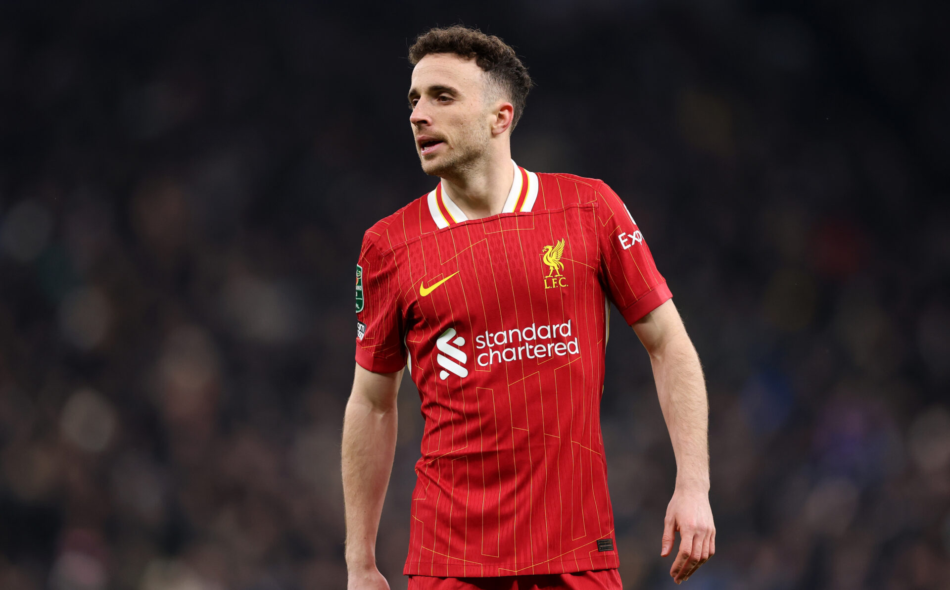 Diogo Jota, one of the Liverpool attackers